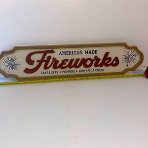 Ashland wall decor “fireworks” sign